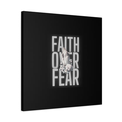 Faith over Fear Matte Canvas 1.25 in