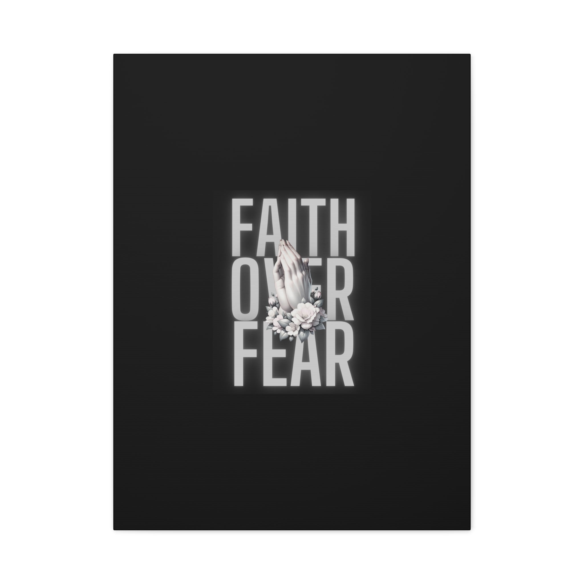 Faith over Fear Matte Canvas 1.25 in