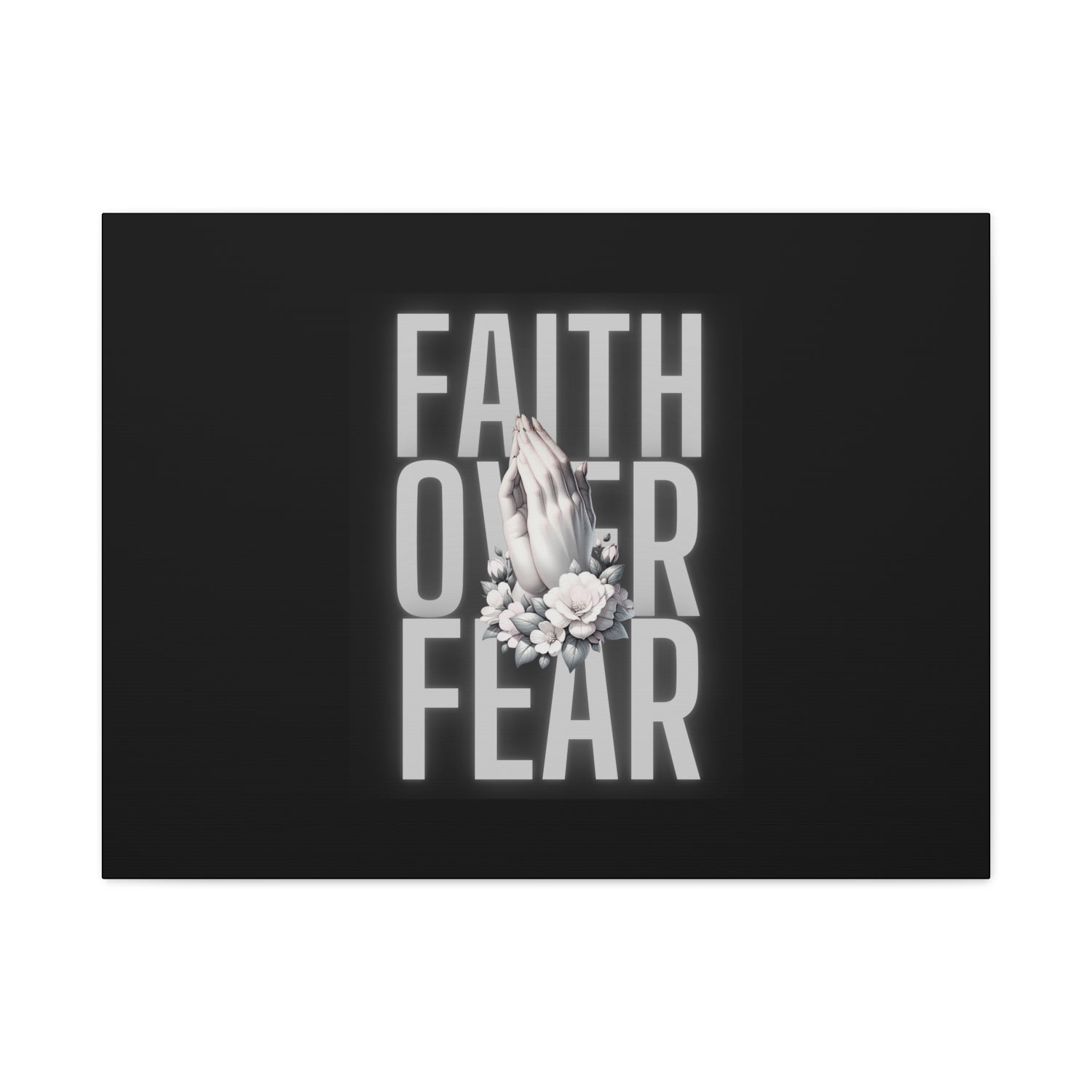 Faith over Fear Matte Canvas 1.25 in