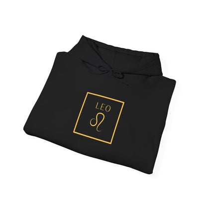 Leo Zodiac Black Hoodie