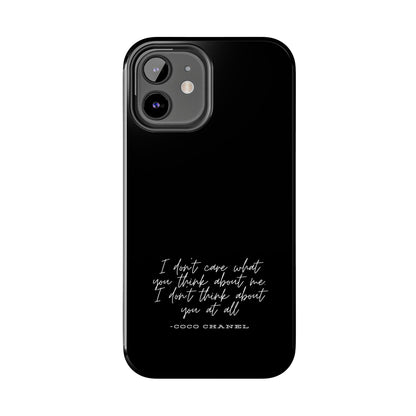 Chic Phone Cases, Fashionable Coco Chanel Quote Phone Case, Luxury Gift for Her, Designer Quote Phone Cover, Stylish Mobile Accessory