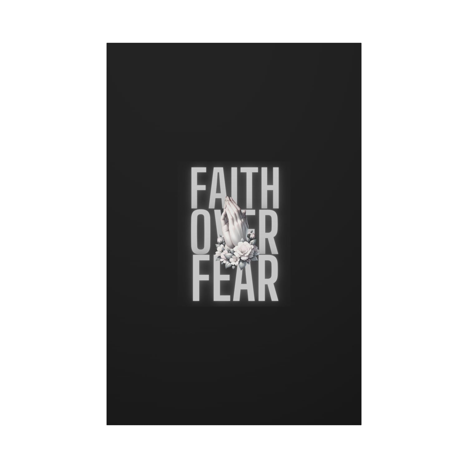 Faith over Fear Matte Canvas 1.25 in