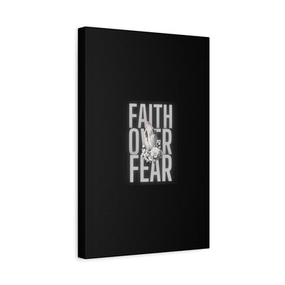 Faith over Fear Matte Canvas 1.25 in