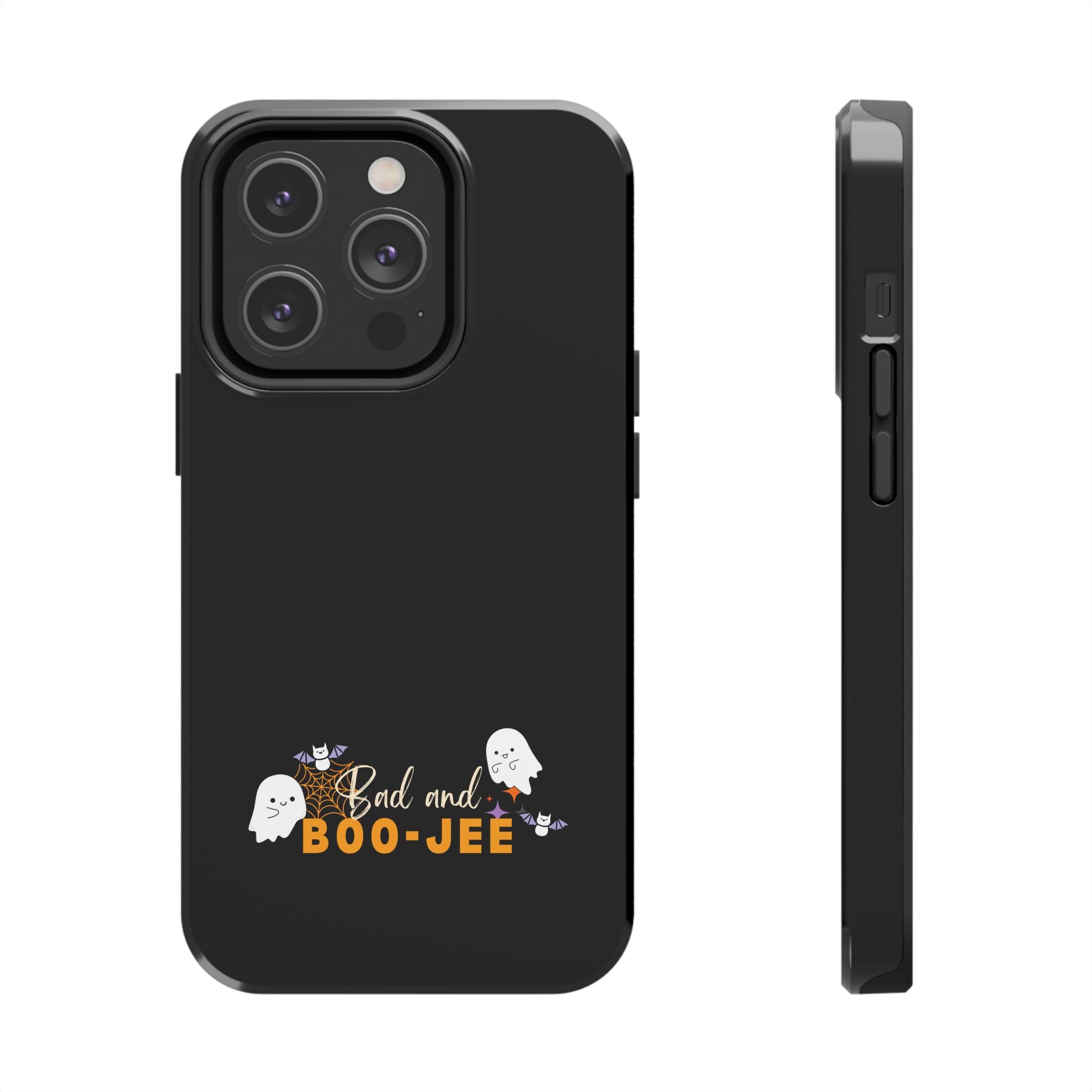 Bad and Boo jee Halloween Phone Case | Trendy &amp; Protective Case for Spooky Season Lovers