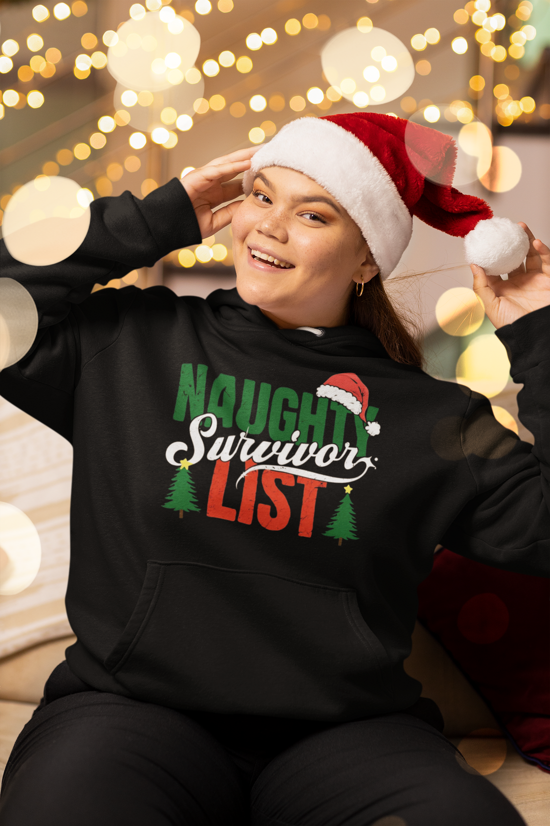 Naughty List Survivor Hoodie