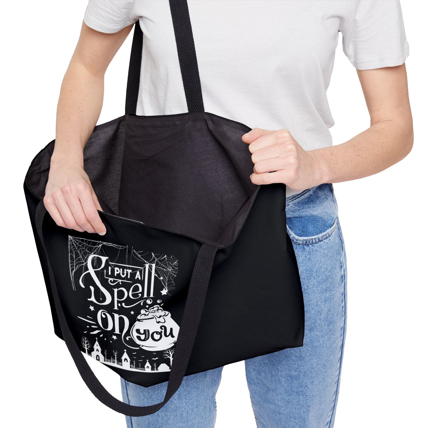 I Put a Spell on You Halloween Weekender Tote Bag - Spooky Chic Travel Bag - Perfect Fall Getaway Accessory