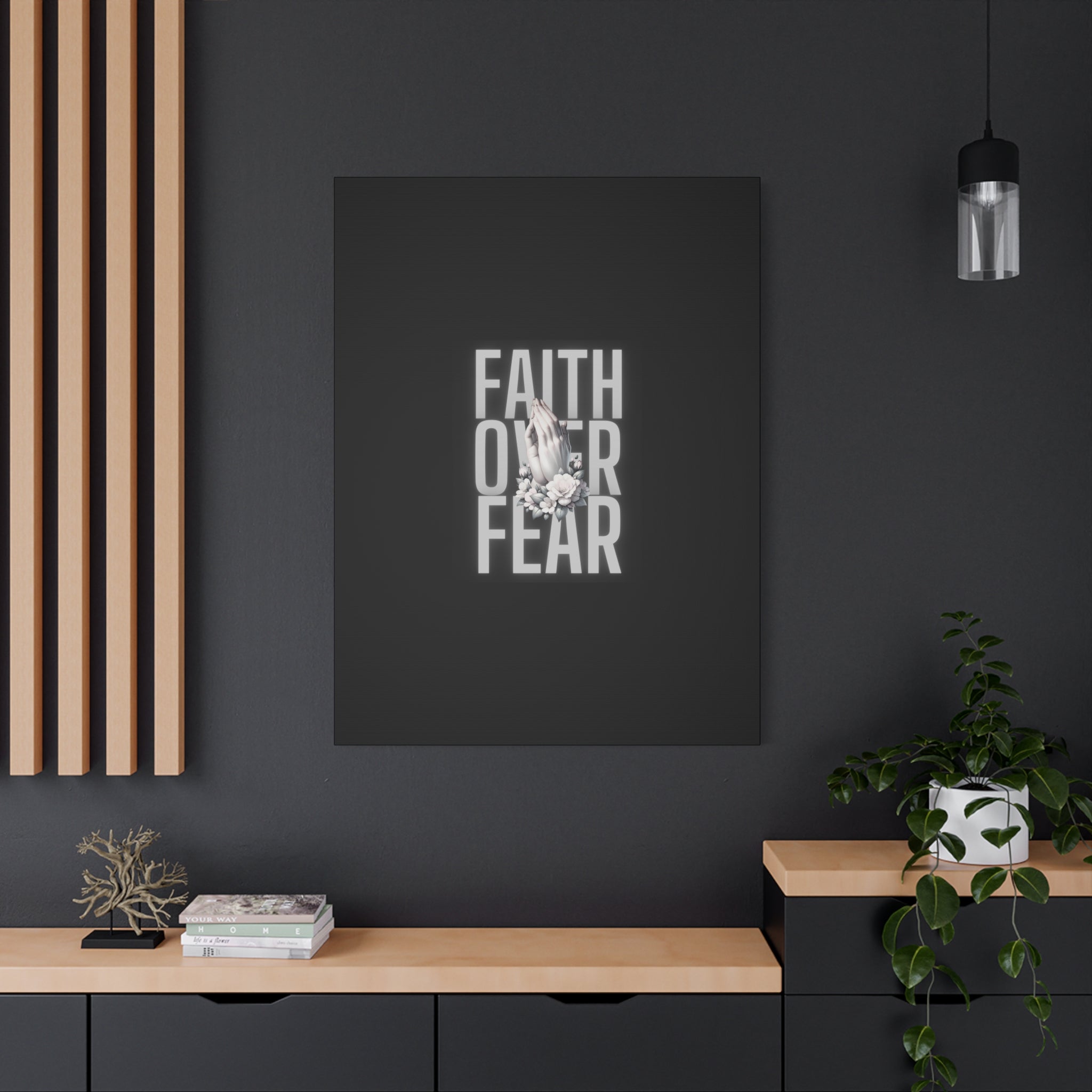 Faith over Fear Matte Canvas 1.25 in