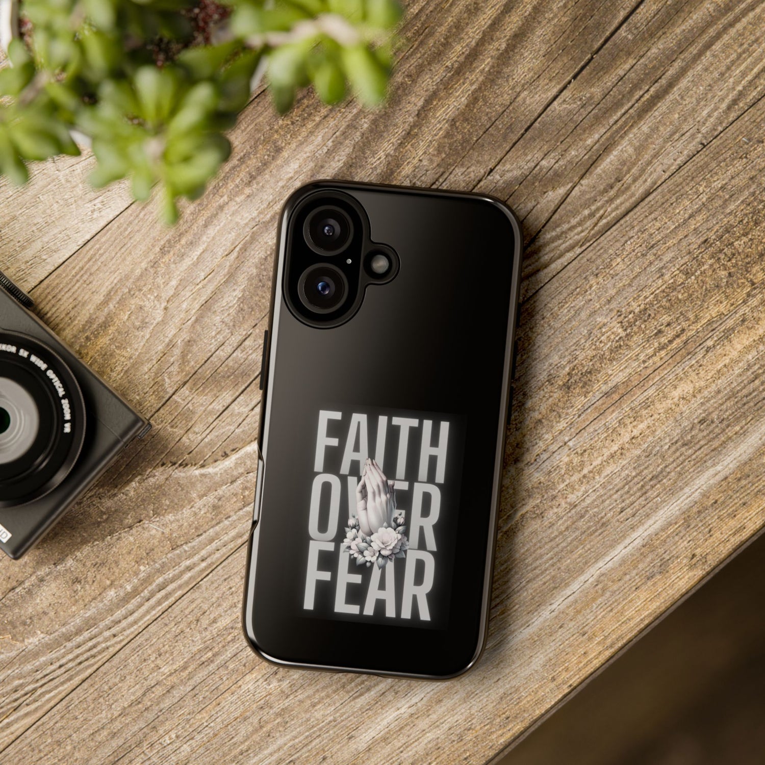 Faith over Fear Tough Phone Case