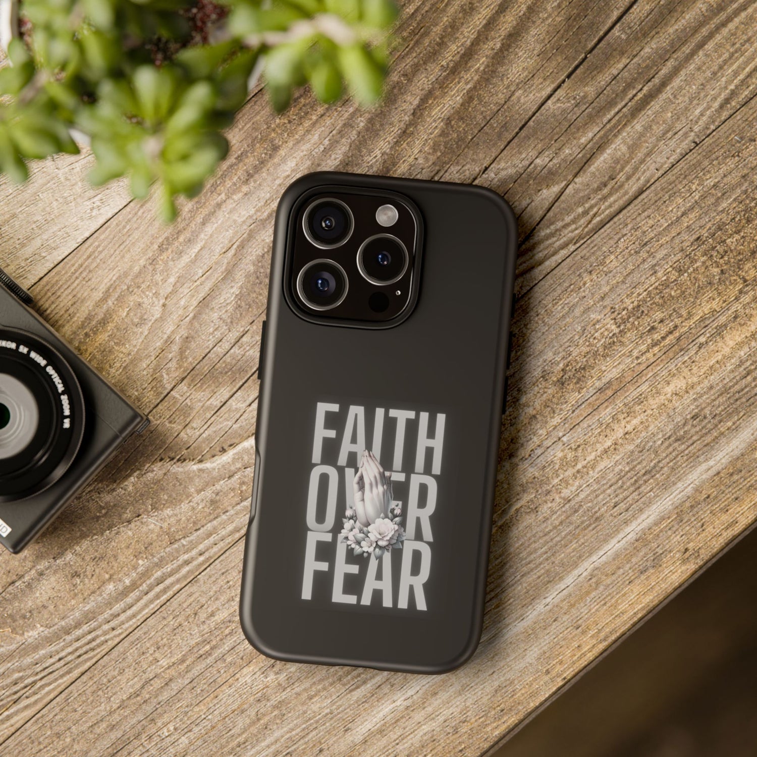 Faith over Fear Tough Phone Case