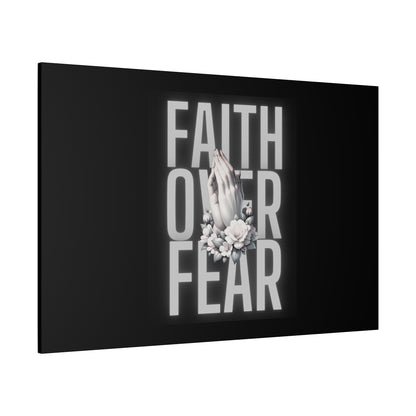 Faith over Fear Matte Canvas 1.25 in