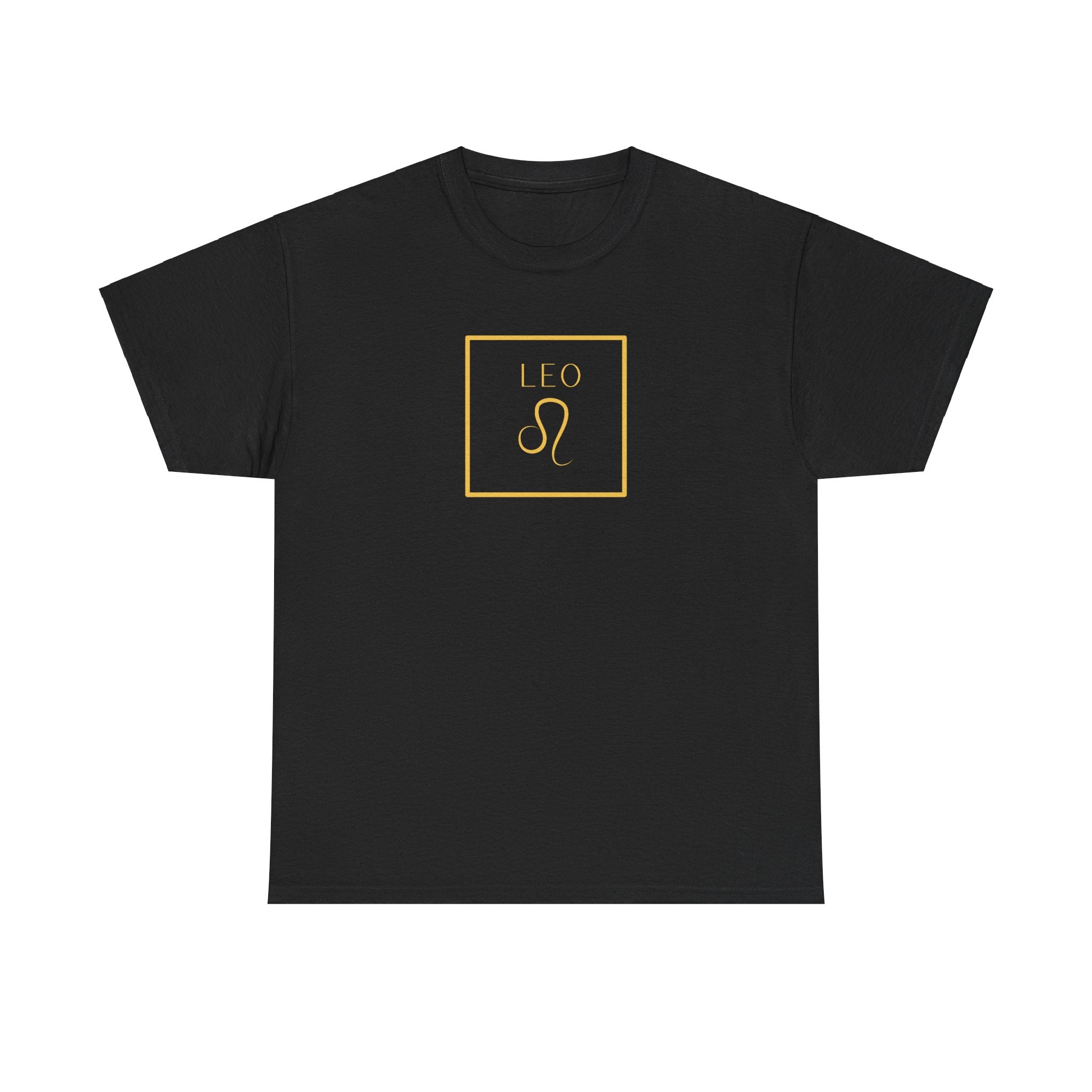 Leo Zodiac Black T-Shirt