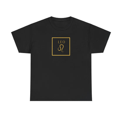 Leo Zodiac Black T-Shirt