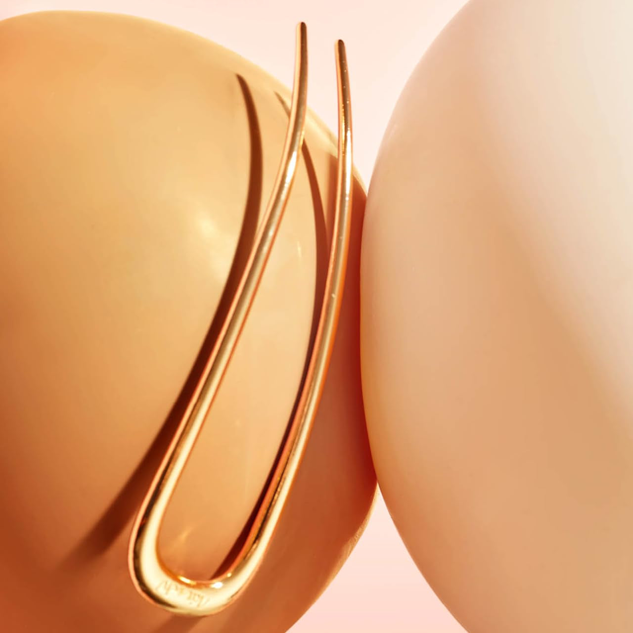 Gold Metal French Hair Pin for Women