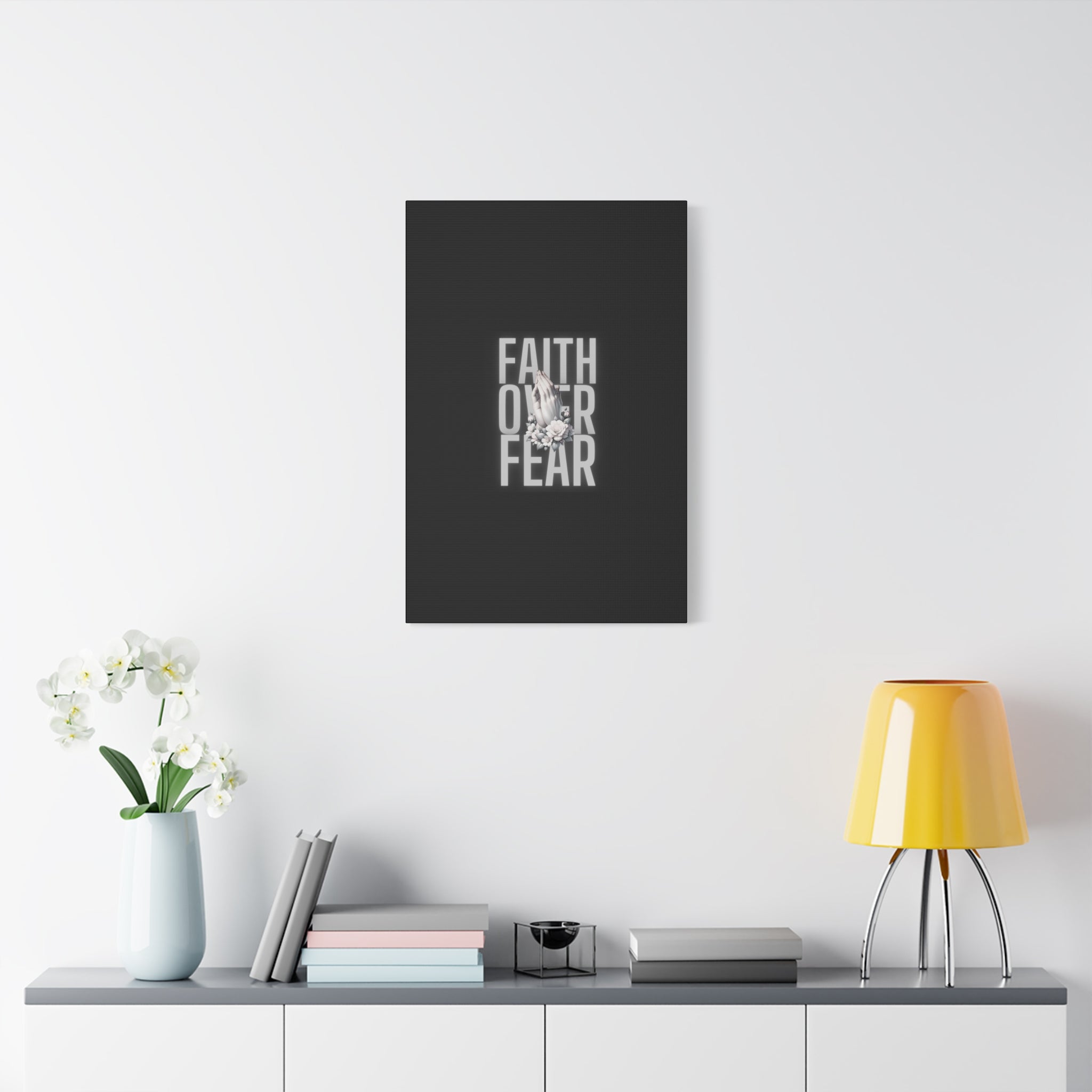 Faith over Fear Matte Canvas 1.25 in