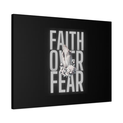 Faith over Fear Matte Canvas 1.25 in