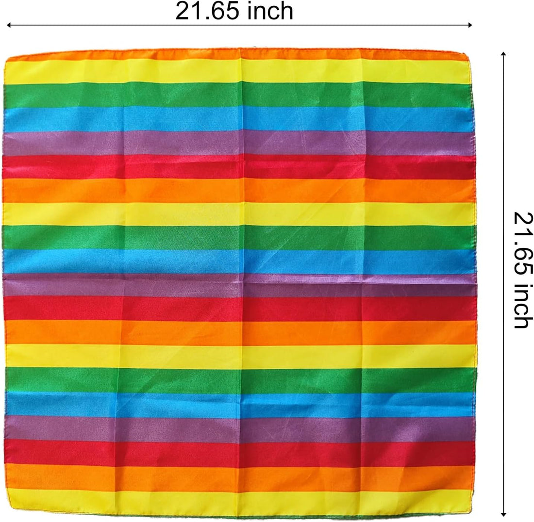 Progress Rainbow Pride Bandana 2-Pack – LGBT Square Scarves
