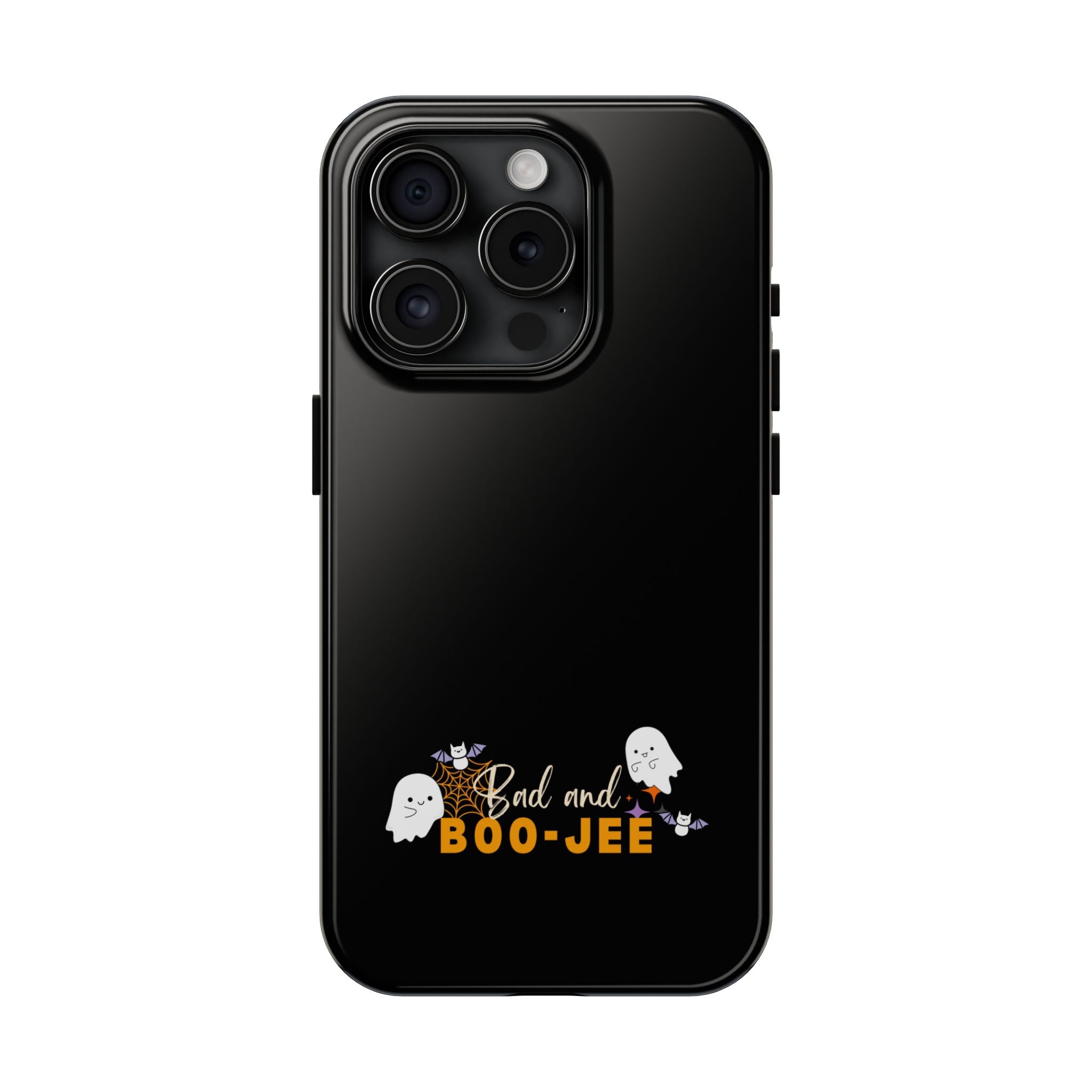 Bad and Boo jee Halloween Phone Case | Trendy &amp; Protective Case for Spooky Season Lovers