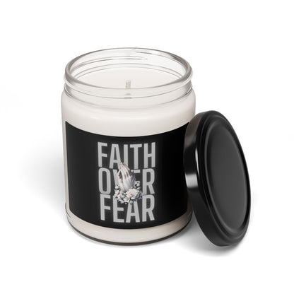 Faith over Fear 9oz Scented Soy Candle