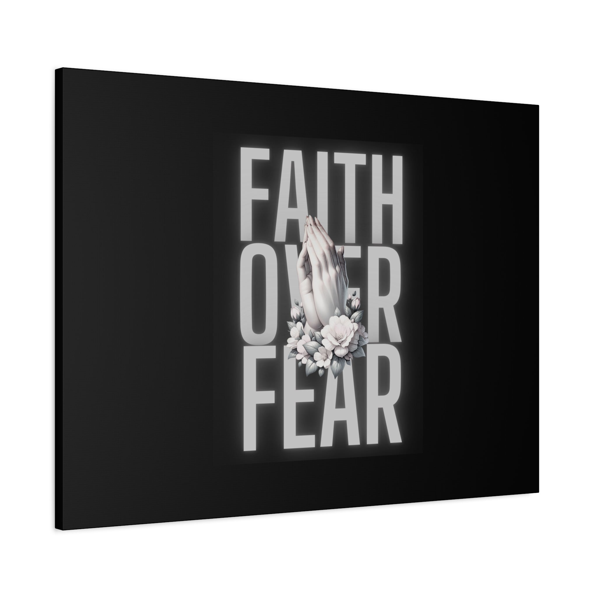 Faith over Fear Matte Canvas 1.25 in