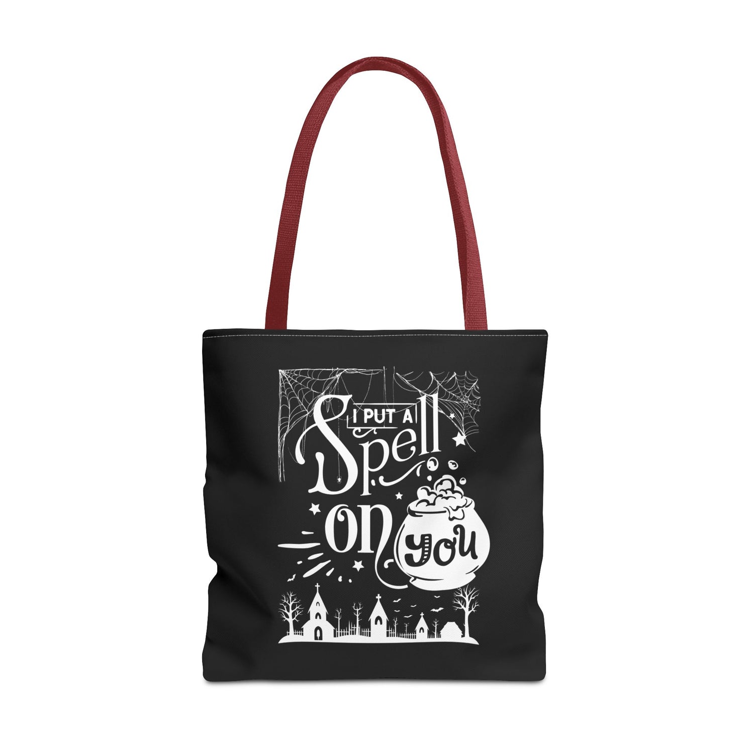 I Put a Spell on You Halloween Tote Bag - Spooky Chic Reusable Bag - Perfect Fall Accessory