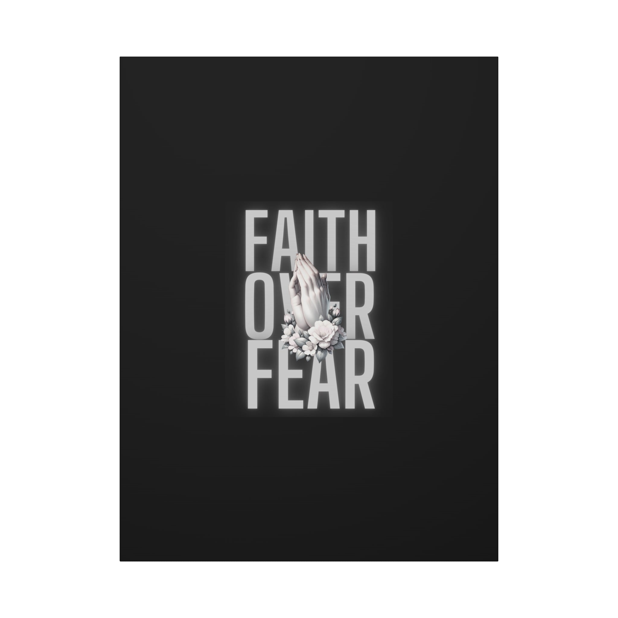 Faith over Fear Matte Canvas 1.25 in