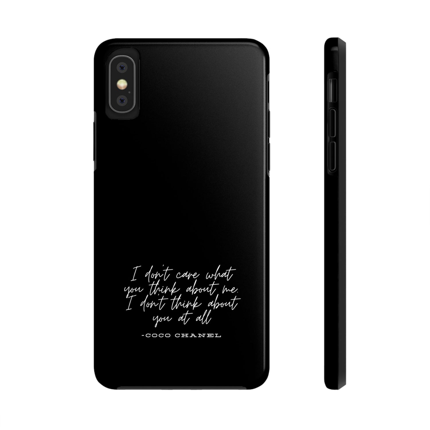 Chic Phone Cases, Fashionable Coco Chanel Quote Phone Case, Luxury Gift for Her, Designer Quote Phone Cover, Stylish Mobile Accessory