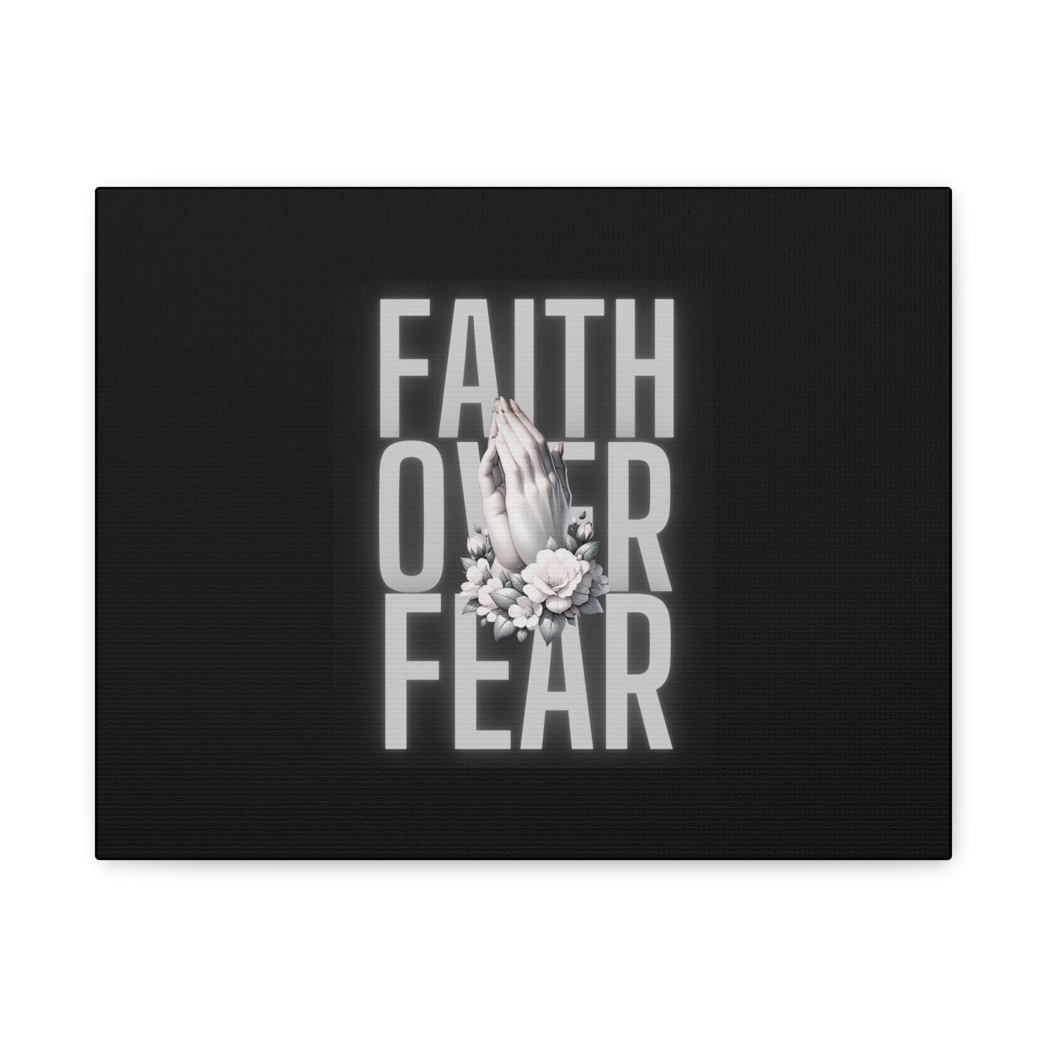 Faith over Fear Matte Canvas 1.25 in