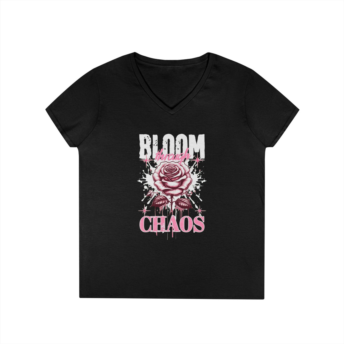 Bloom in Chaos V-Neck T-Shirt