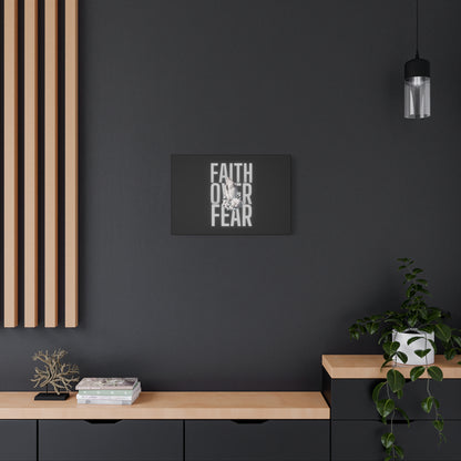 Faith over Fear Matte Canvas 1.25 in