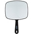 Premium Hand Mirror with Handle – Black, 6.3"x9.6"