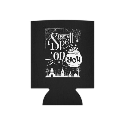 I Put a Spell on You Halloween Can Cooler - Spooky Stylish Drink Holder - Perfect Fall Beverage Accessory