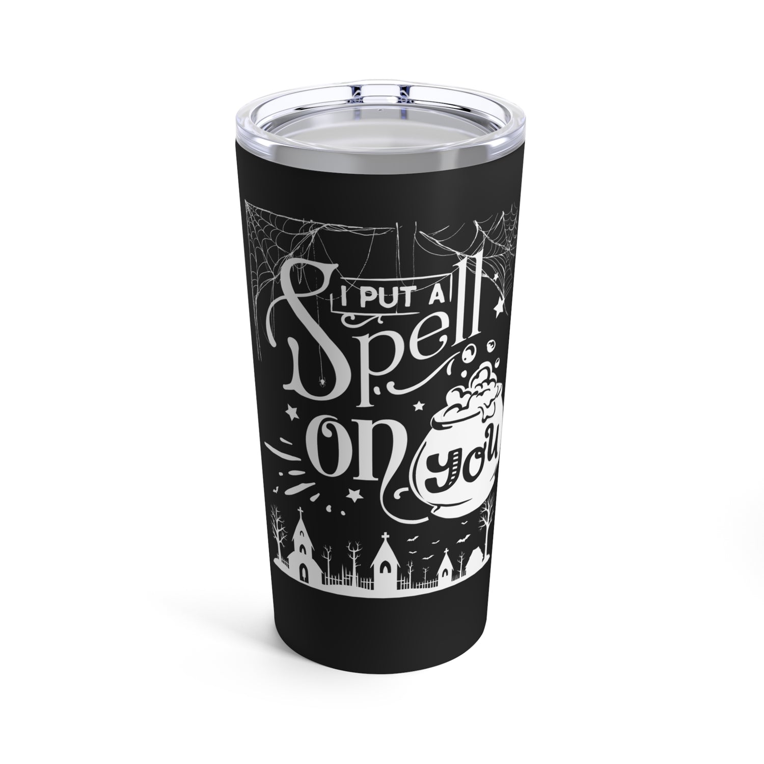 I Put a Spell on You Halloween Tumbler - Spooky Chic Travel Mug - Perfect Fall Beverage Accessory 20oz