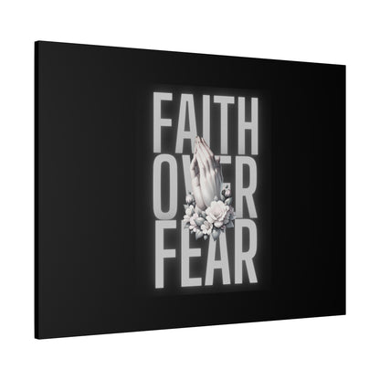 Faith over Fear Matte Canvas 1.25 in