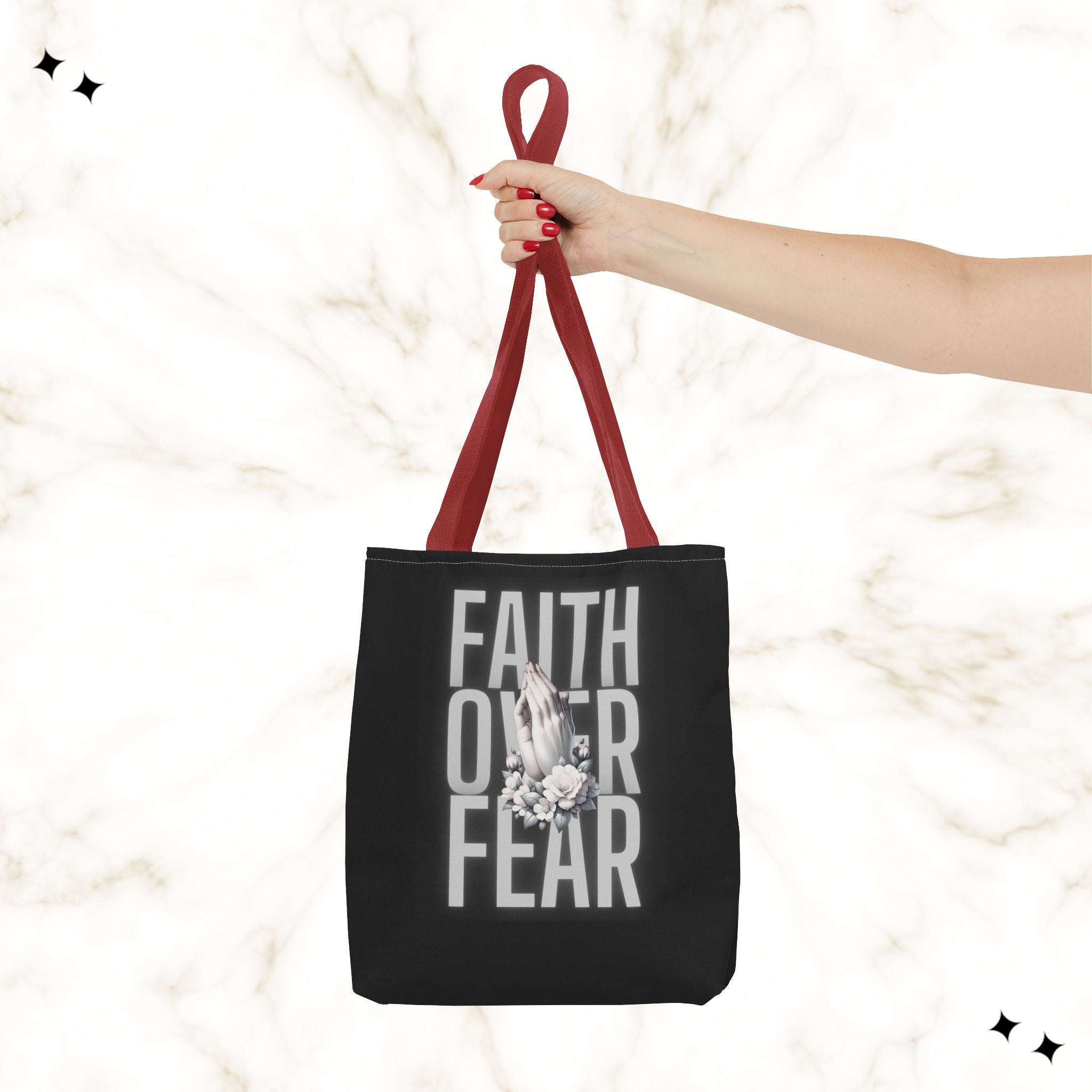 Faith Over Fear Tote Bag