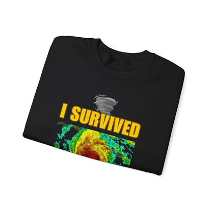 I Survived Hurricane Milton 2024 Sweatshirt Bold Survival Statement Pullover Hurricane Event Apparel Limited Edition 2024 Sweater