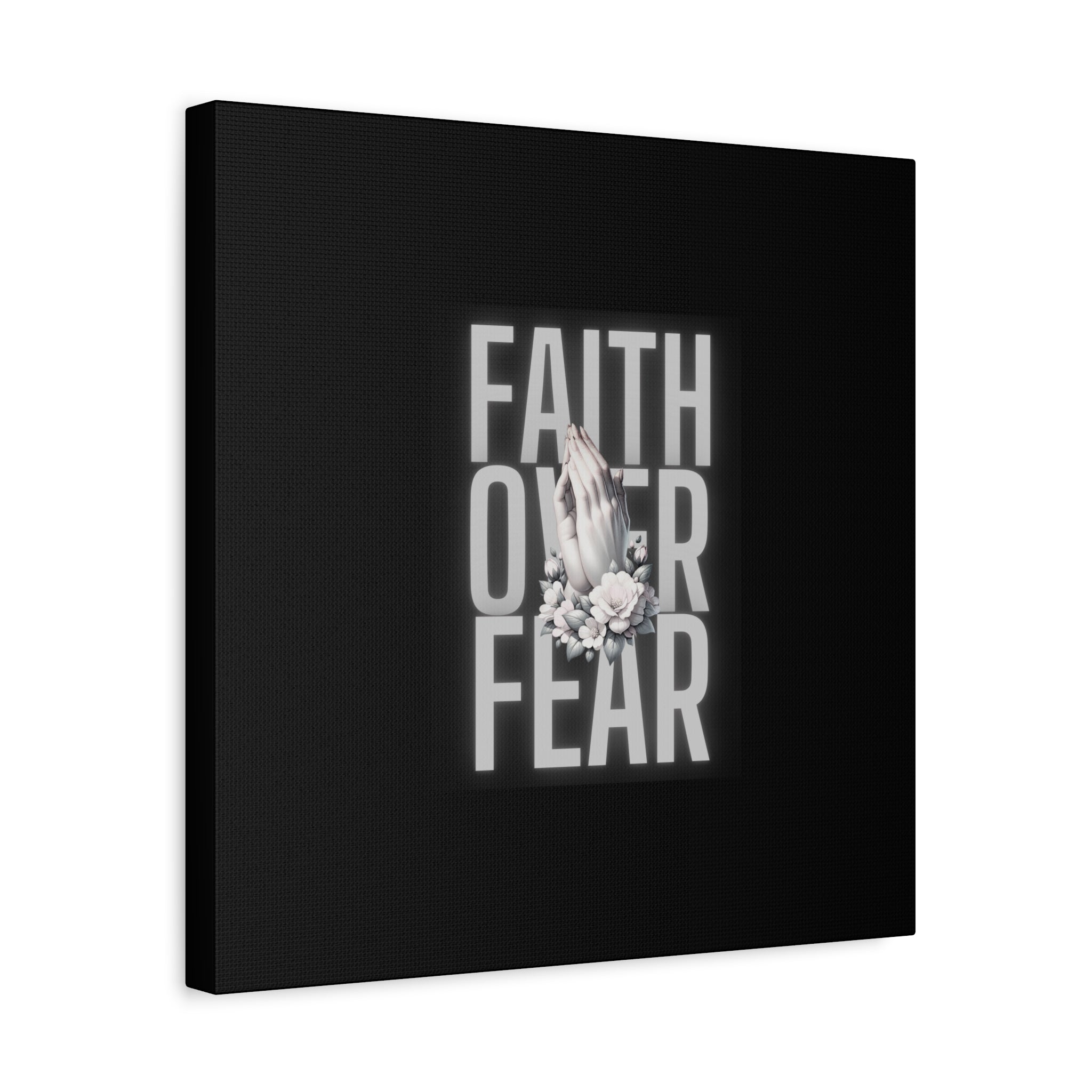 Faith over Fear Matte Canvas 1.25 in