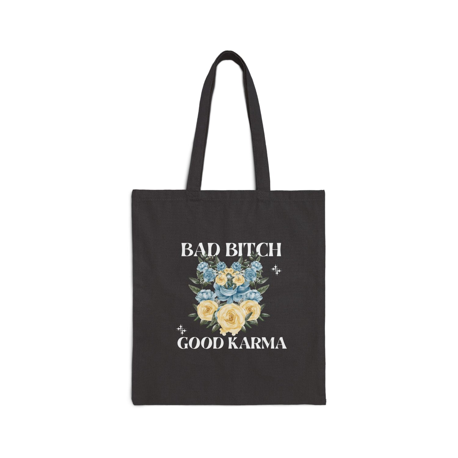 Bad Btch Good Karma Cotton Canvas Tote Bag