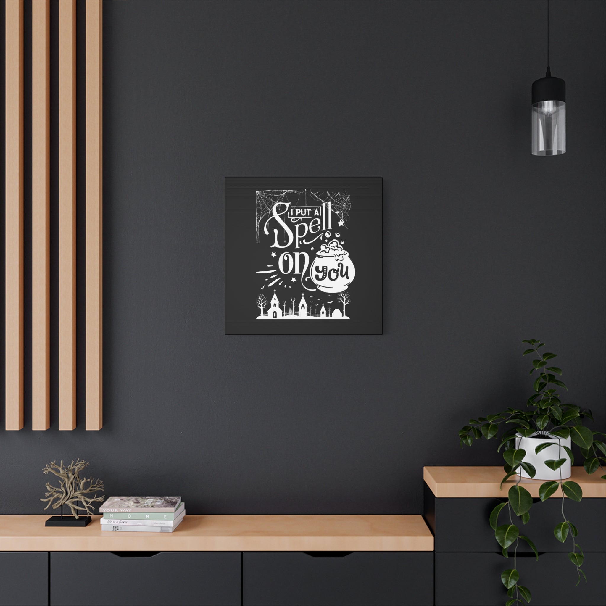 I Put a Spell on You Halloween Matte Canvas - Spooky Chic Wall Art - Perfect Fall Home Decor