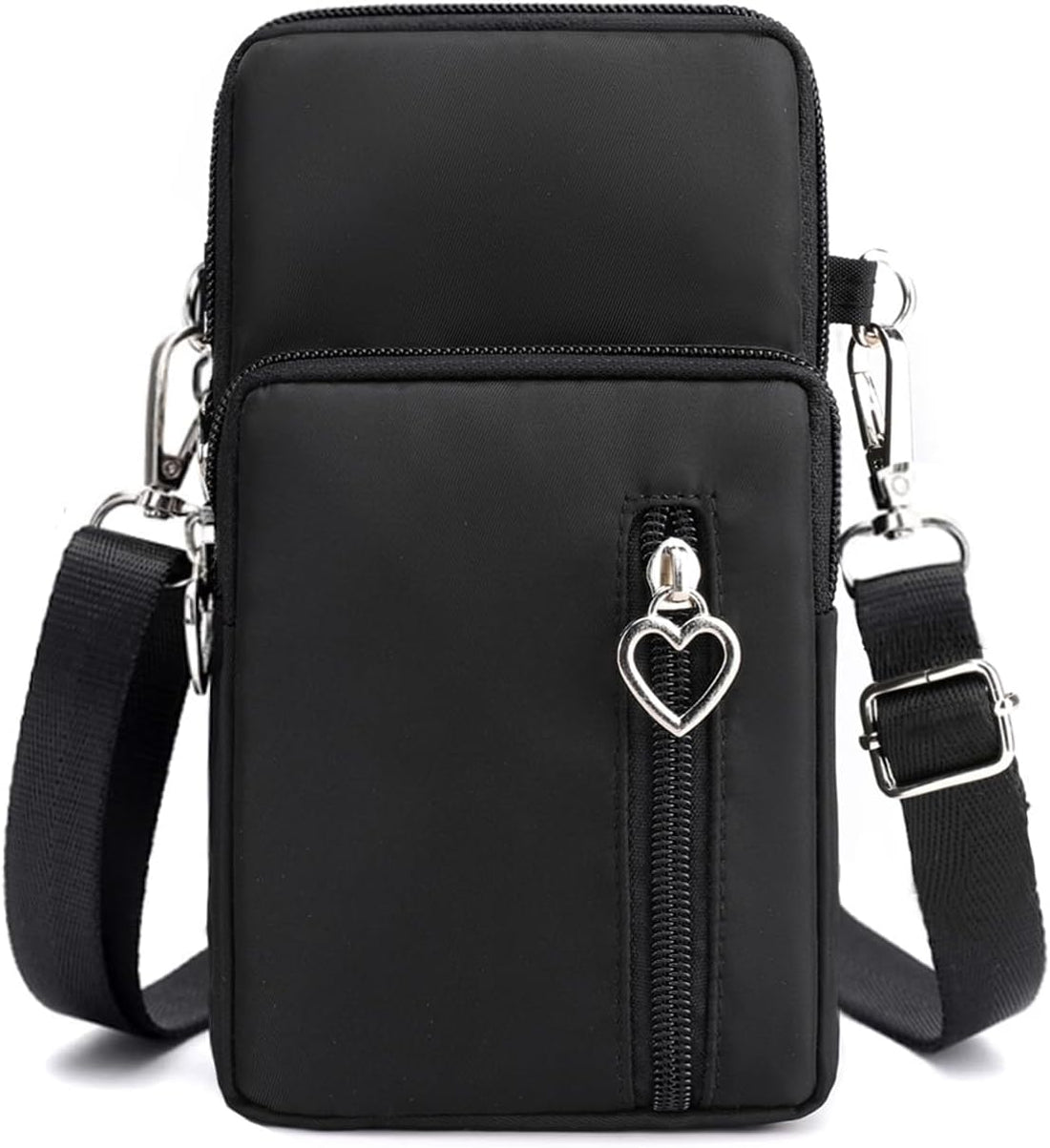 Small Nylon Crossbody Bag for Women – Mini Phone Purse with Wallet