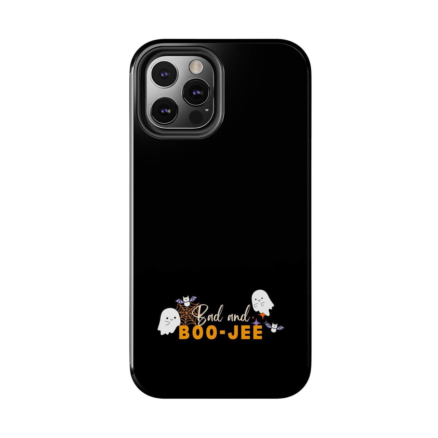 Bad and Boo jee Halloween Phone Case | Trendy &amp; Protective Case for Spooky Season Lovers