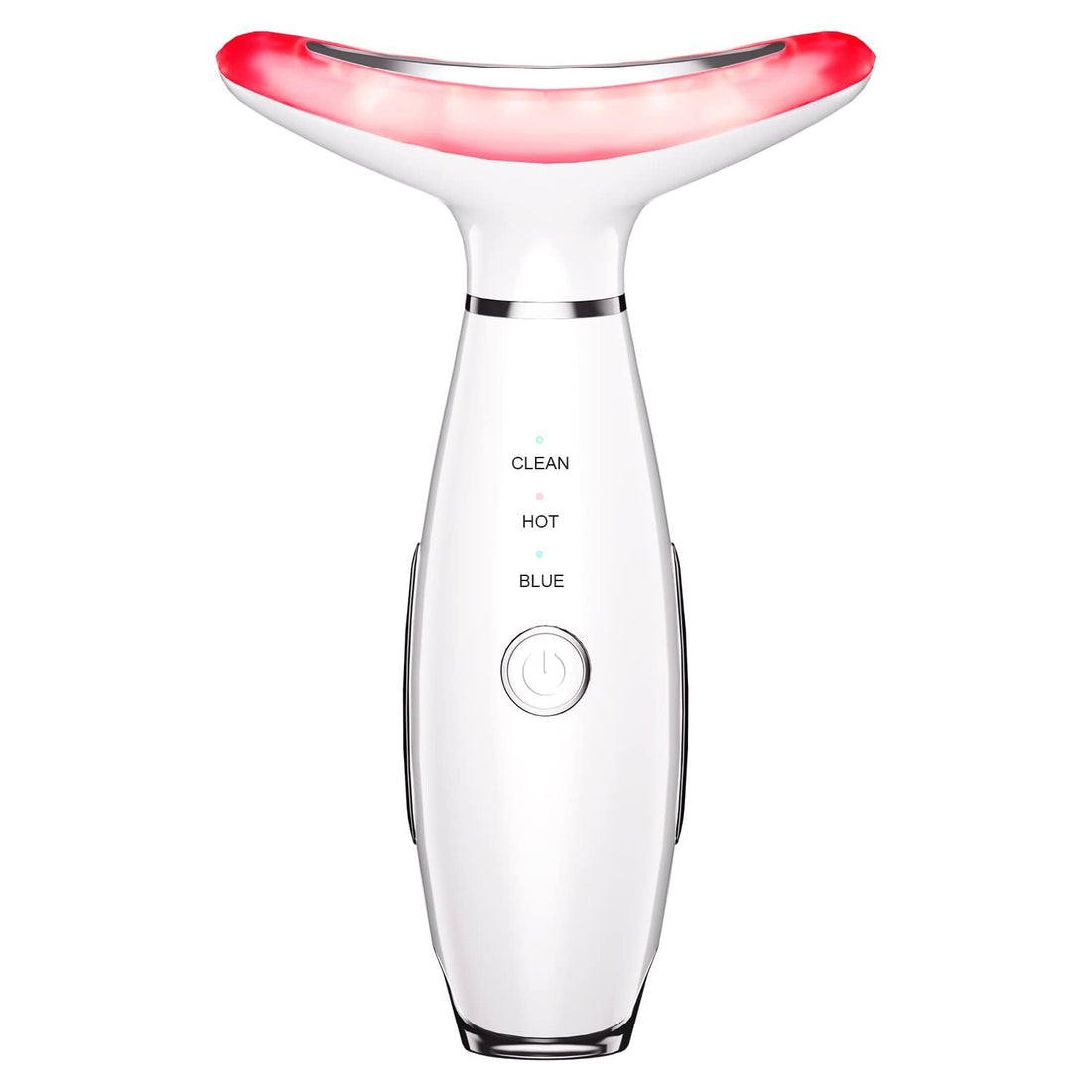 3-in-1 Face &amp; Neck Beauty Massager – LED &amp; Thermal