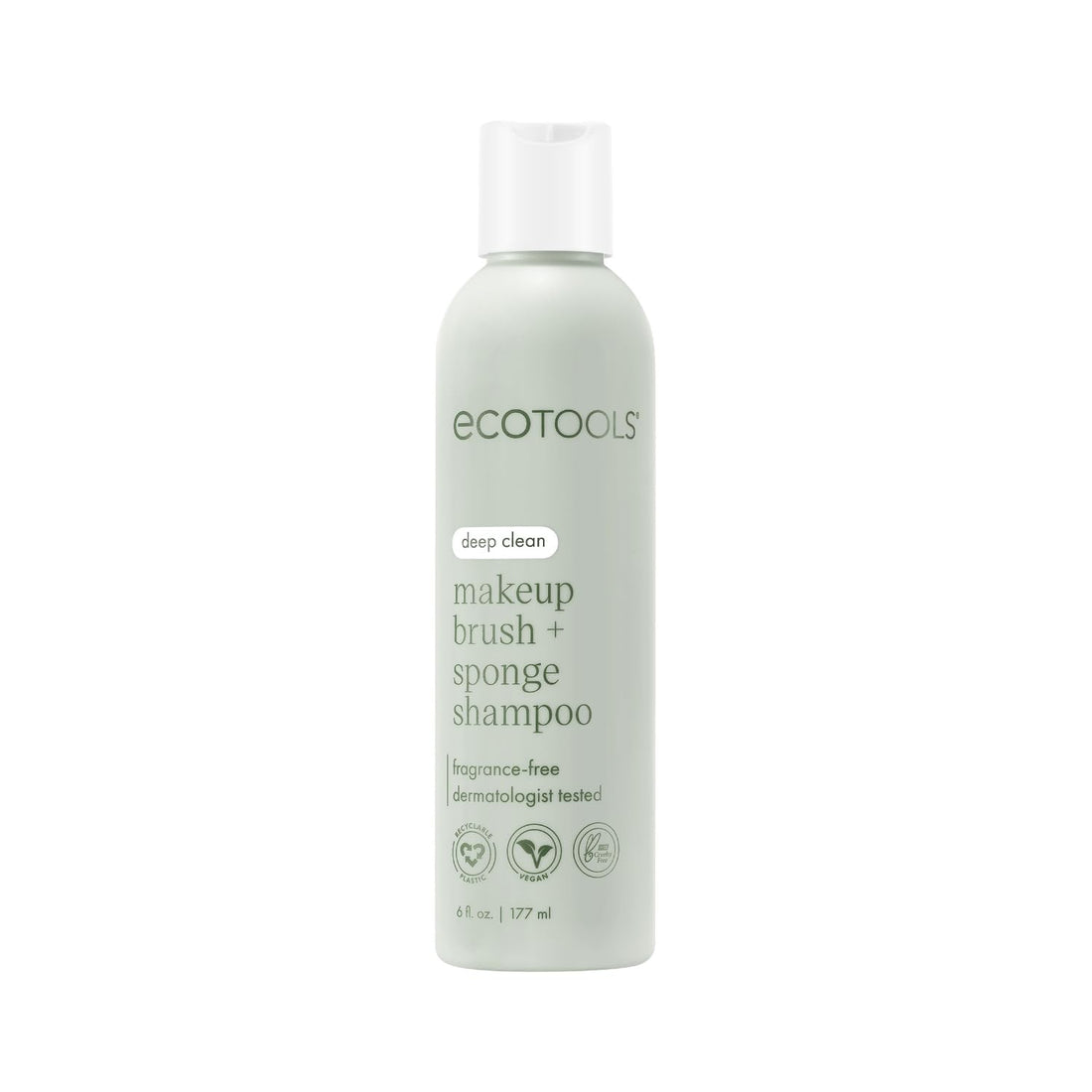 Makeup Brush Cleanser – 6oz, Fragrance-Free, Vegan