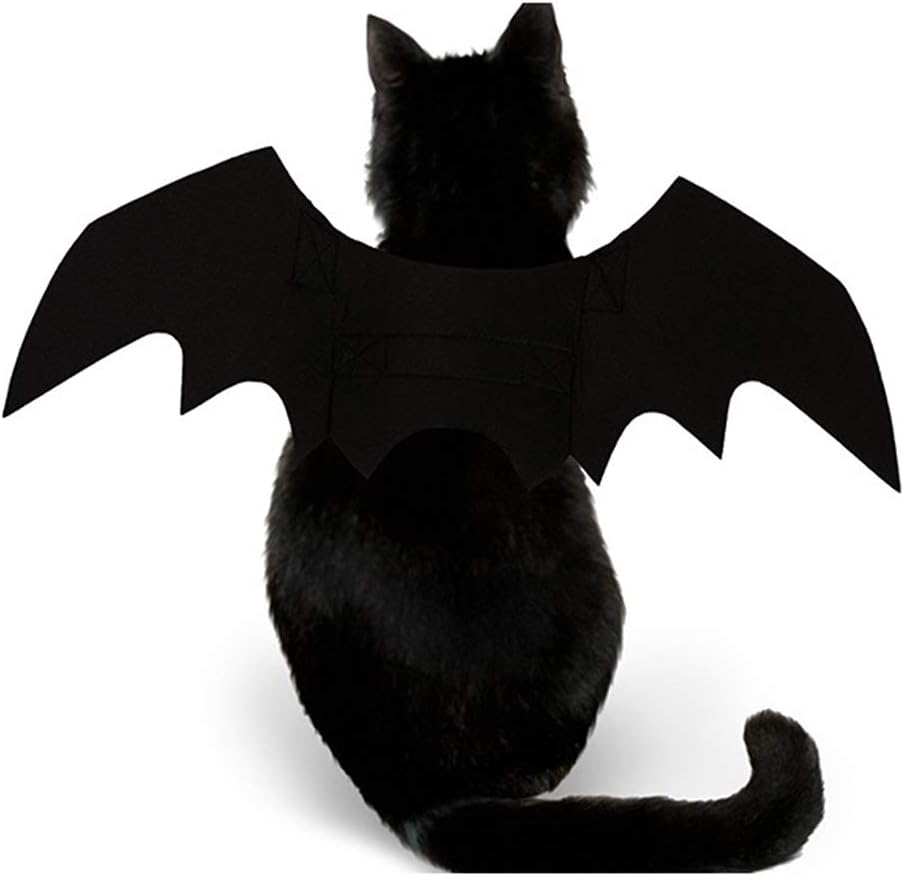 Pet Cat &amp; Dog Bat Wings – Halloween Costume Accessories