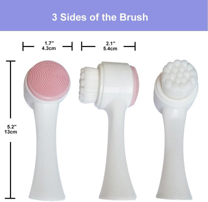 9-In-1 Face Scrubber Face Cleaning Brushes Super