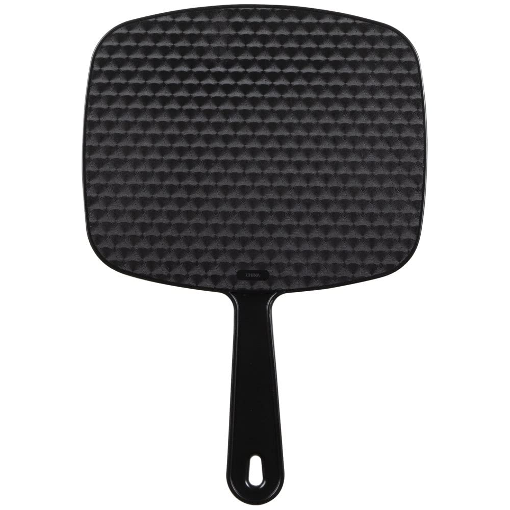 Premium Hand Mirror with Handle – Black, 6.3&quot;x9.6&quot;