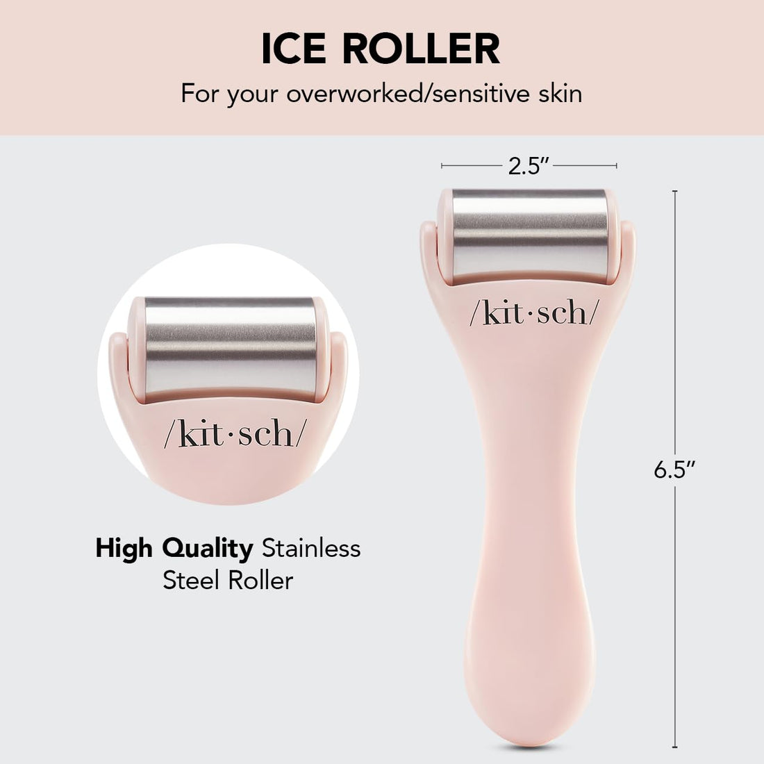 Kitsch Stainless Steel Ice Roller for Face 