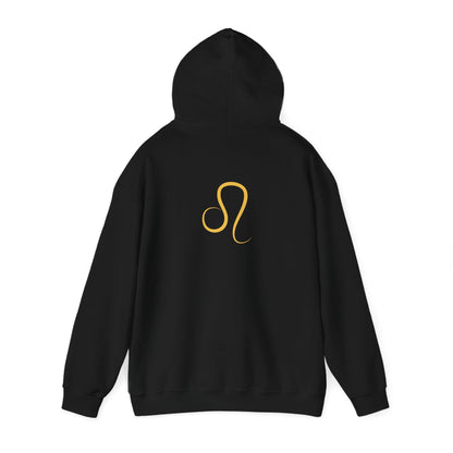 Leo Zodiac Black Hoodie