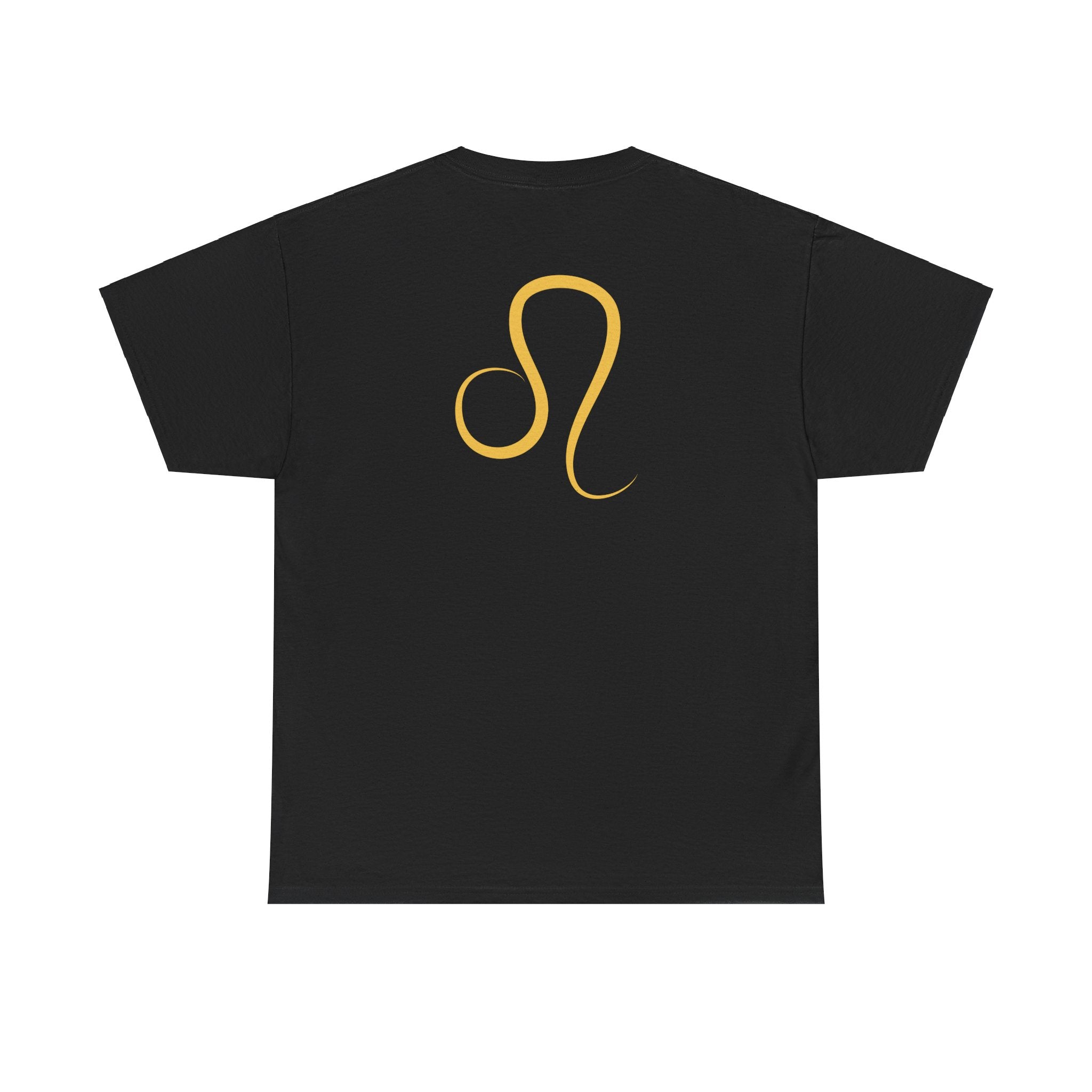 Leo Zodiac Black T-Shirt