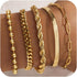 Dainty Gold & Silver Bracelet Set for Women