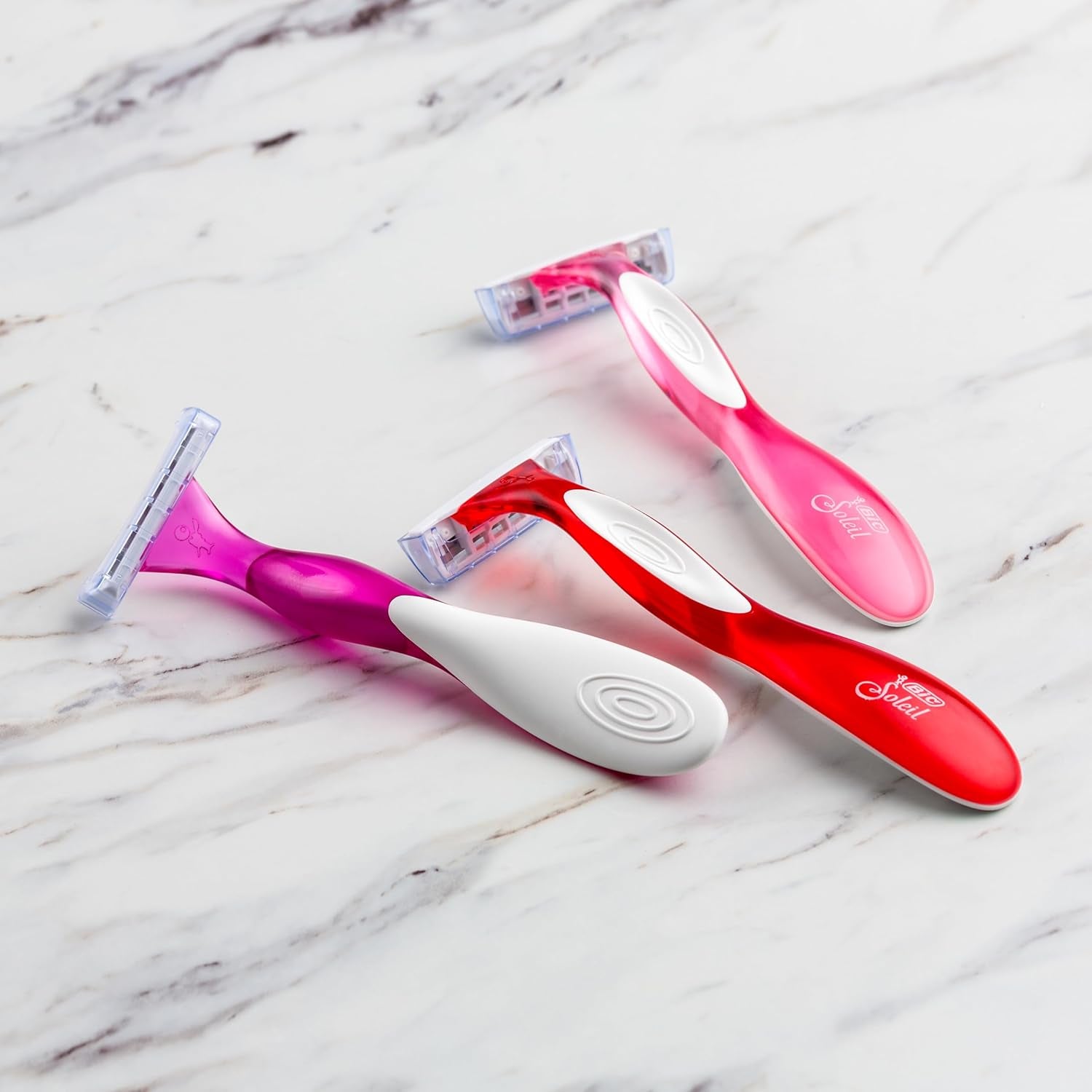 Soleil Smooth 3-Blade Razors for Women – 14 Pack
